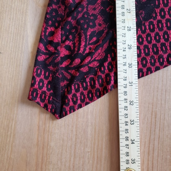 Soma Womens Red Soft Jersey Keyhole Neck Tunic Blouse Top Size S - Picture 6 of 8